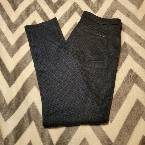 Dkny Pants - DKNY Pull on Ponte Pants w/ Faux Leather Fake Pocket